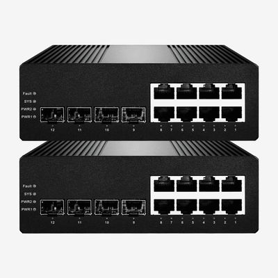 Static ARP, Flow Control Layer 2+ Managed Gigabit PoE Switch With 12 10/100/1000 Ethernet Port