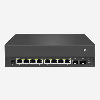 2 10G SFP+ Ports, 2.5G Ethernet Network Switch 2.5Gbps Data Rate 10 Ports, 80Gbps Switching Capacity