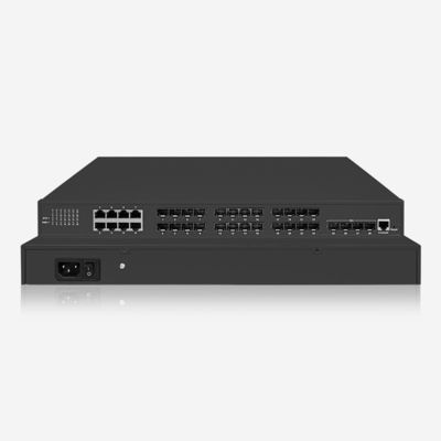 4 SFP + 10GB Layer 3 Switch con 16 puertos SFP de 1 Gbps y 8 puertos combinados de 1 Gbps para entornos empresariales